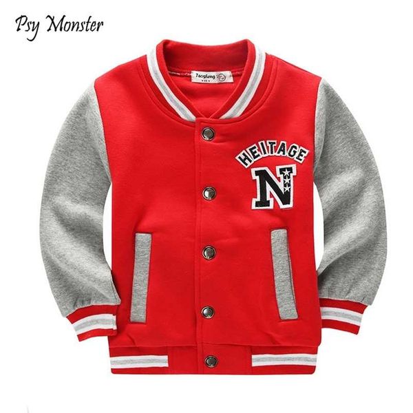 

school baseball coats for student boys girls spring jacket children's autumn sports basketball running clothes kids a73 211011, Blue;gray
