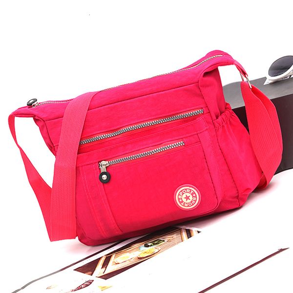 

leisure 2021 nylon single shoulder messenger bag high capacity women's backpack