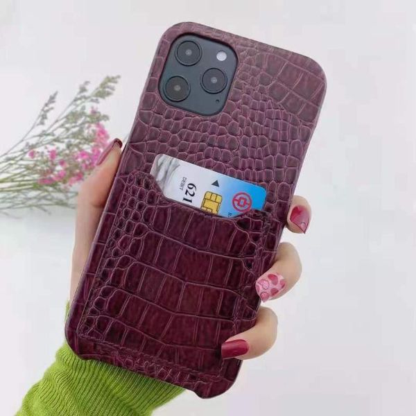 

cell phone pouches luxury three packs of crocodile card pocket cover for 12 11 pro xs max 8 7 plus x xr case accessory