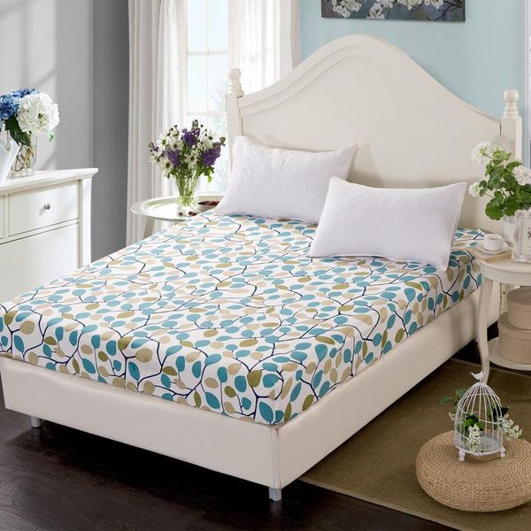 

sheets & sets printed fitted sheet for single double bed kids adults 100% cotton (no case) xf772-14