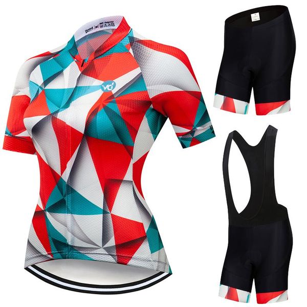 

women summer short sleeve cycling jerseys set breathable mtb bike clothes bicycle clothing ropa ciclismo racing sets, Black;blue