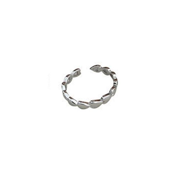

earrings & necklace rings heart for women adjustable girls trendy fashion split party vintage valentine's day wedding bands, Silver