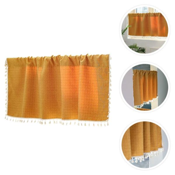 

shower curtains delicate tassel half curtain window short blackout for home