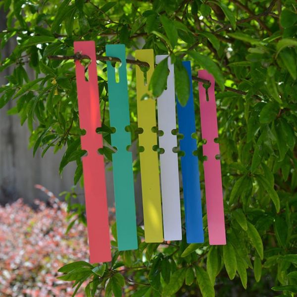 

corlorful plastic plant hanging tags durable gardening labels marker sign waterproof uv resistant nursery geedling strip garden decorations