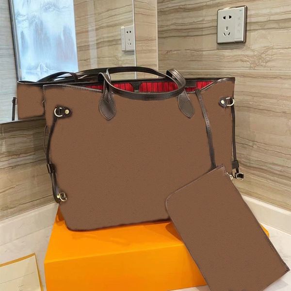 

fashion ladies leather handbag shoulder bag large capacity crossbody wallet 2-piece set
