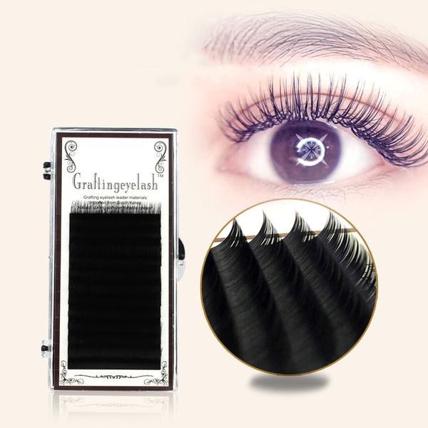

eyelash extensions classic lashes mink 15 lines 8-14mm soft individual eyelashes natural professional lash