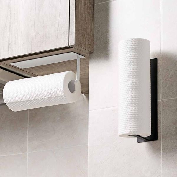 

toilet paper holders kitchen self-adhesive roll ra towel holder nail-cabinet shelf accories dispenser wall mounted