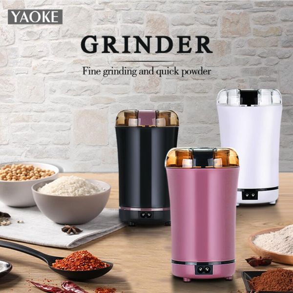 

fresh grind electric coffee grinder for beans spices and more stainless steel blades coffee bean medicine dry grinder 150w 50g capacity