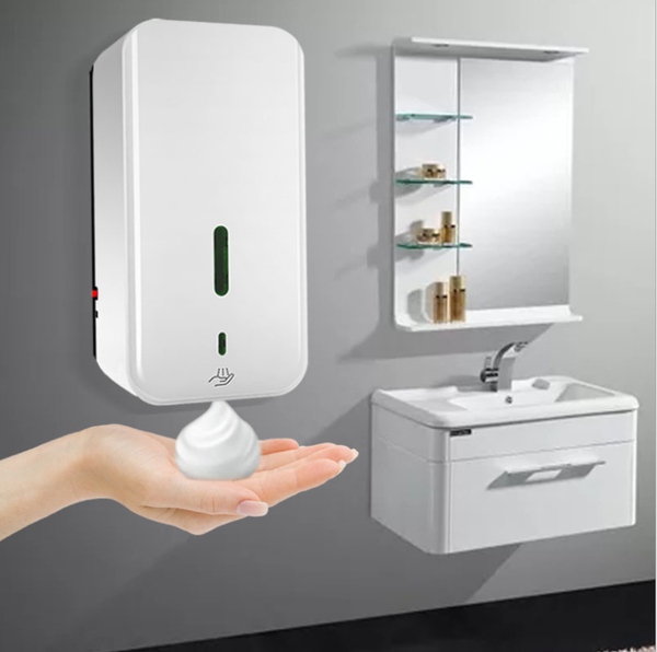 

bathroom automatic soap dispenser sensor hand washer kitchen sanitizer touchless foam liquid