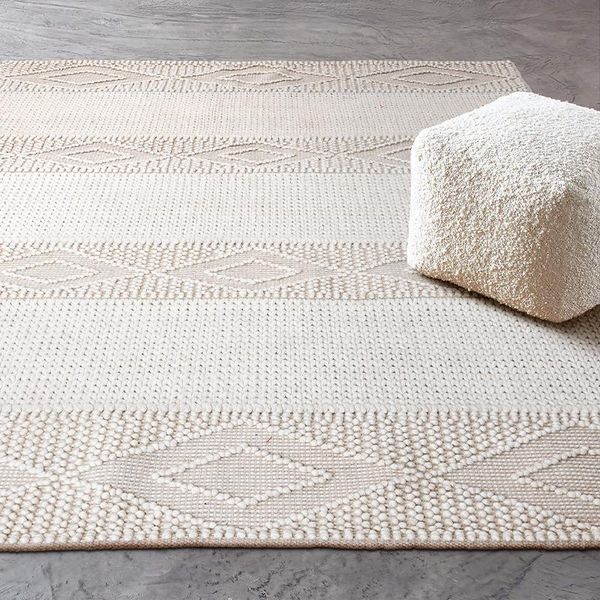 

carpets india handmade wool living room carpet modern hand woven bedroom rug home decor nordic morocco style rugs and table mat