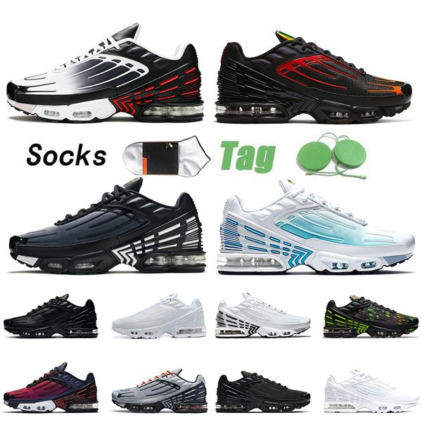 

men womens tn plus 3 running shoes tuned mens sneakers orange red iridescent mesh triple white black crater laser blue hyper purple trainers