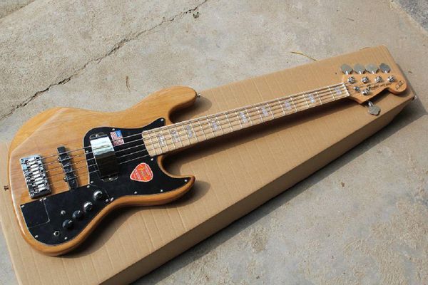 

f marcus miller signature jazz bass 5 string natural color bass guitar in stock