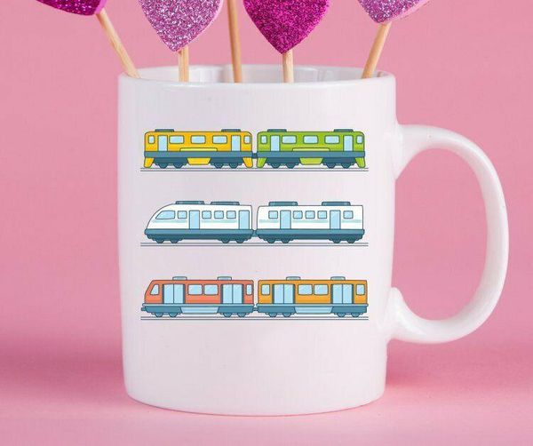 

mugs details about Â personalized train spotting mug gift ideas cup