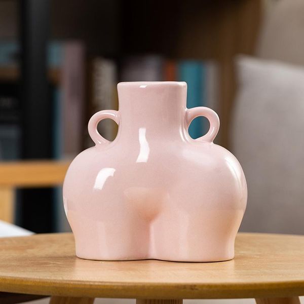 

vases humanoid art ceramic with handicraft decoration flower pot for home plant do