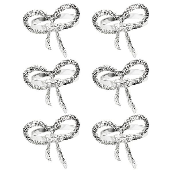 

napkin rings 6pcs holder ring dinner family gatherings gold butterfly alloy bow tie el buckle restaurant home wedding party