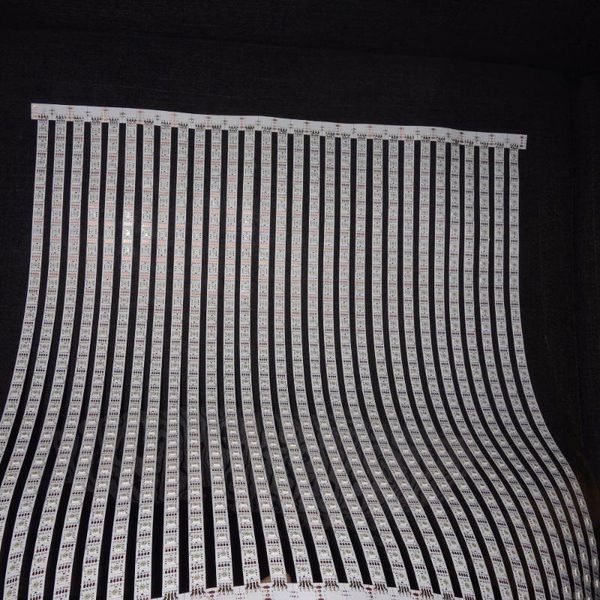 

modules ws2813 addressable 60*40 pixels rgb full color flexible led pixel panel light;dc5v input