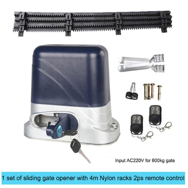

electric automatic sliding door opener motor 4 -6 keys and keyboard with 4m rack warning light sensor gsm (various optional) fingerprint acc