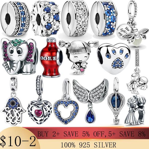 

other 925 sterling silver bead positioning buckle forever family lock heart beads fit original charms bracelet women jewelry