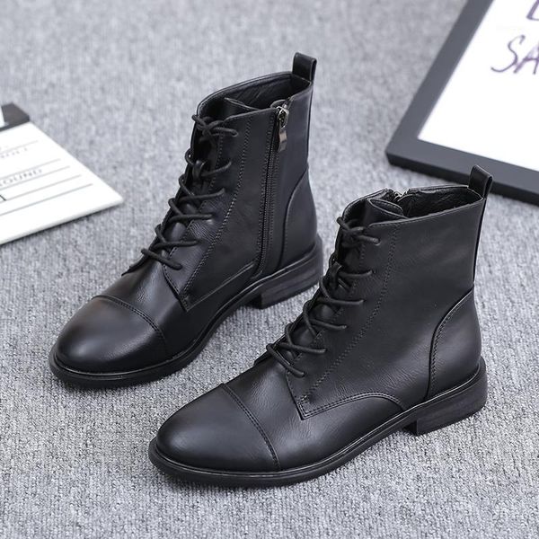 

boots women's casual business formal dress shoes warm cotton winter snow boot ladies ankle botas de mujer chaussure1, Black