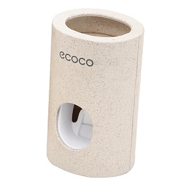 

toothbrush holders ecoco wheat straw paste type nail automatic toothpaste squeezing device
