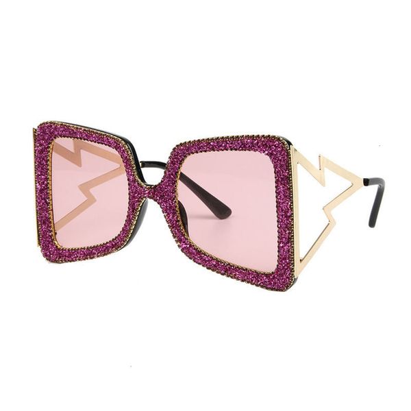 

fashion sunglasses fashion sunglasses flat oversized square pearl designer manufacturer plastic luxury shades sun glasses 5719, Black