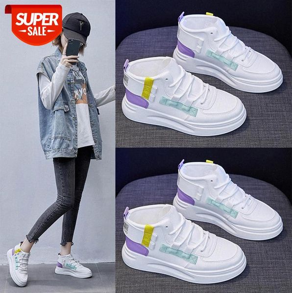 

all-match high-white shoes women korean version platform female students ins women's sh335 #vy9p