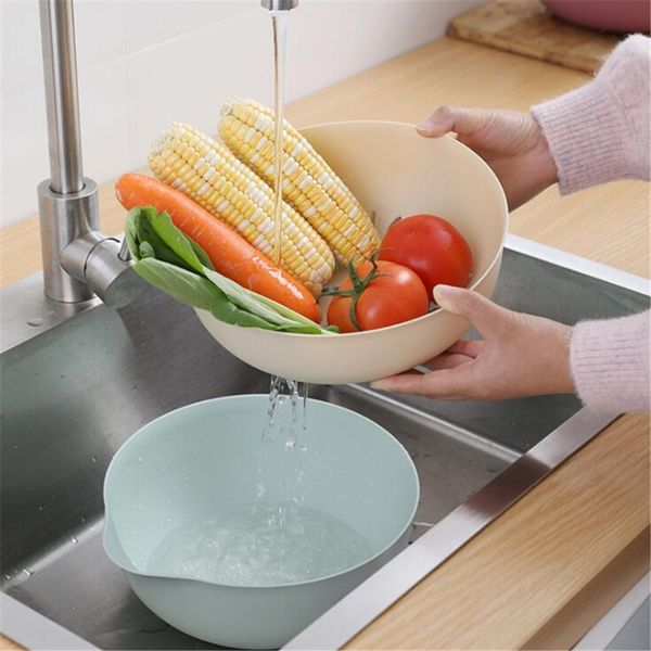

storage baskets 1pcs holder multifunctional shelf rack kitchen double basket sink filter home supplies folding colander#1