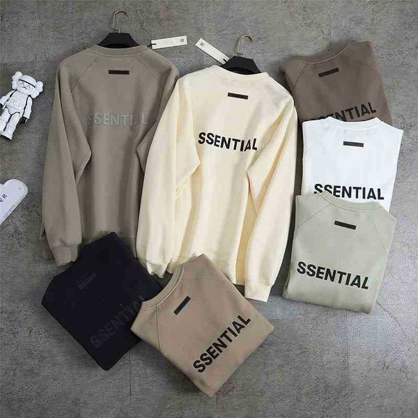 

hoodieess autumn and winter plush sweater stamping silicone letters loose medium and long european style men's and women's sports, Black