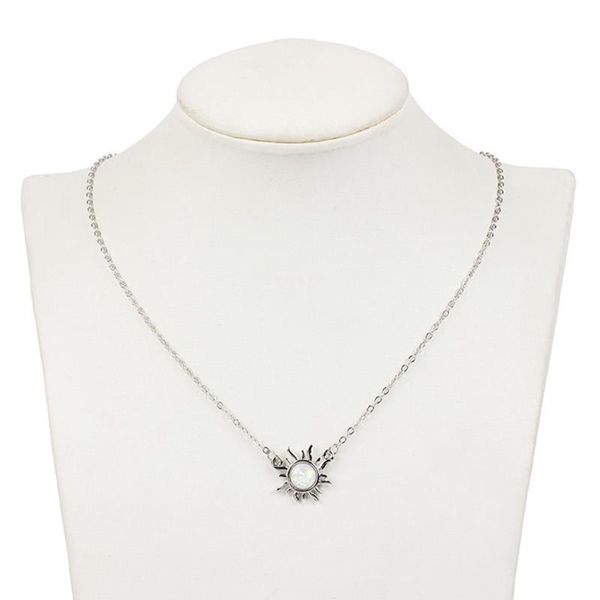 

pendant necklaces gold silver color sunflower necklace unique accessories party jewelry gift for mother