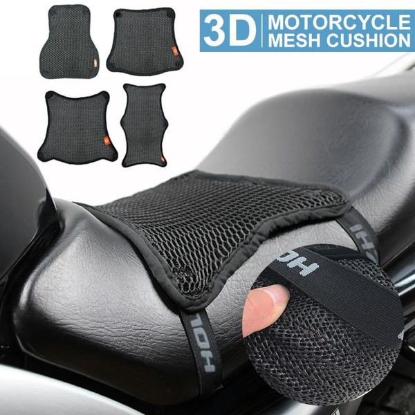 

car seat covers motorcycle cushion cover 3d mesh protector insulation honeycomb moto universal for most type