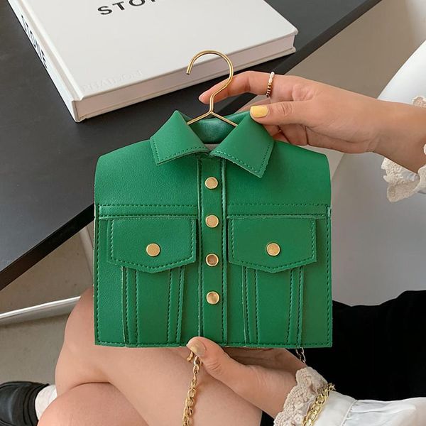 

evening bags luxury designer women handbag personality coat shape messenger bag chain crossbody leather female shoulder