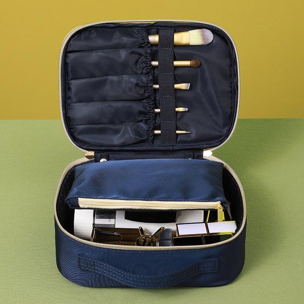 

cosmetic bags & cases travel storage bag women makeup beauty organizer brush eyebrow waterproof toiletries kit wash pouch accessories suppli