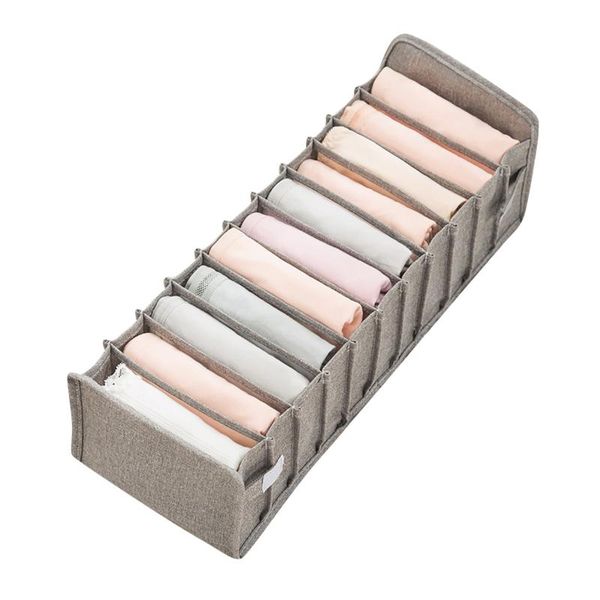 

storage drawers collapsible compression underwear box folding closet organizer bra sock panty dormitory bedroom drawer divider 11 cells