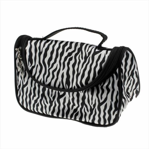 

stock women large makeup bag cosmetic case storage handle travel organizer beauty wash pouch toiletry