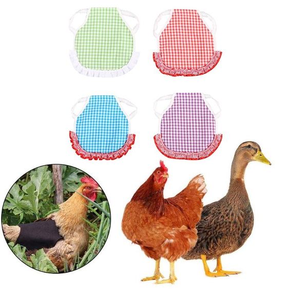 

aprons 50lf chicken saddle hen apron with elastic strap protection holder poultry protector for small medium large hens pet supplies