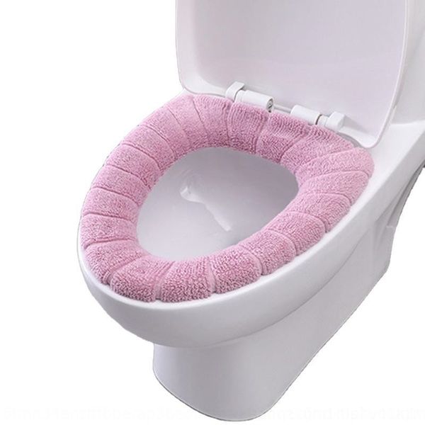 

qmj is thickened and warm winterthe universal ring is washableand toilet stickers the plush pumpkin type o-type portable warm toilet mat st