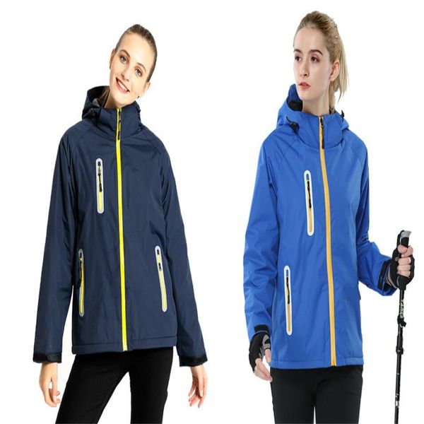 

sports outdoor cardigan with thick reflective emergency jacket blue, Blue;black