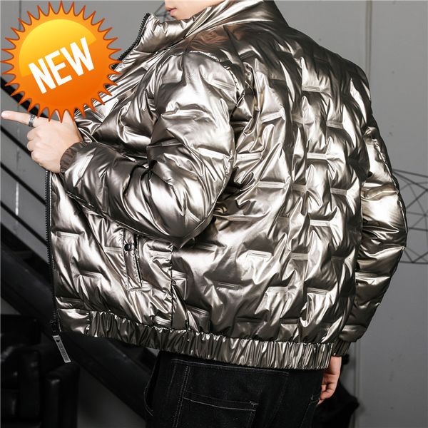 

80%down jackets men winter jacket fashion thick warm parkas fur white duck coats casual man waterproof 8xl, Black