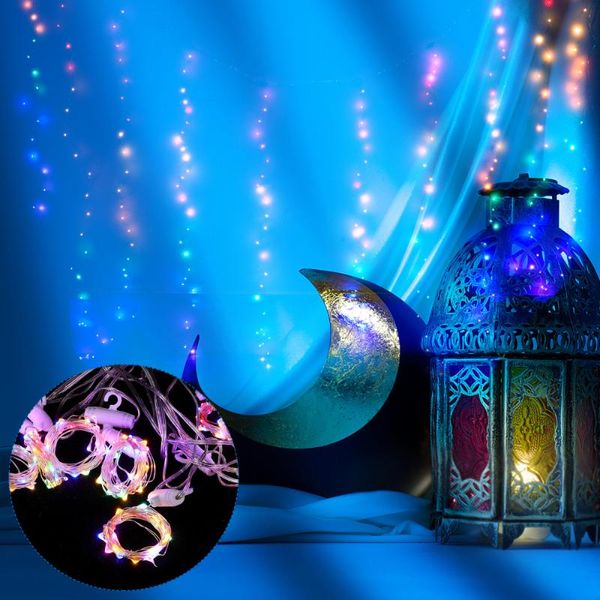 

strings 1set led colorful curtain light string usb decorative night party