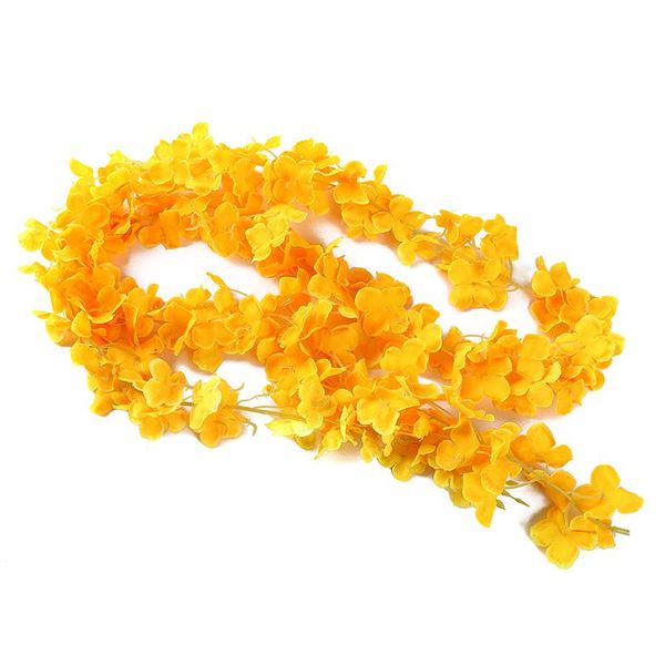 

bunch artificial wisteria flower vines garland fake silk wedding party decor hanging rattan home decoration decorative flowers & wreaths
