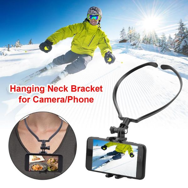 

cell phone mounts & holders ewb8865 wearable hanging neck mobile holder adjustable 270 degree pographing stand cellphone mount for