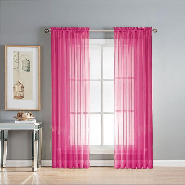

curtain & drapes curtains 108x52 inches sheer backdrop chiffon po tulle window decoration