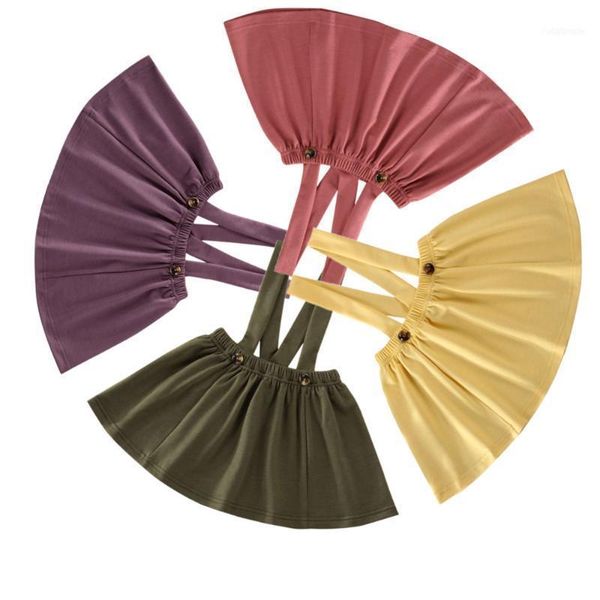 

skirts toddler baby kid girl dress tutu skirt suspender wedding party outfit clothes1, Blue