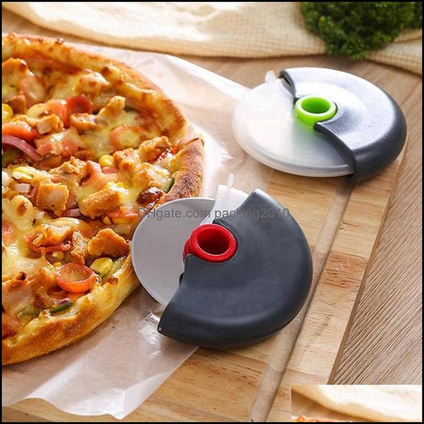 Autres Outils Cuisine Salle À Manger Maison JardinCouteau À Rouleau Circulaire Bar Coupe-Pizza Accessoires De Cuisine En Acier Inoxydable Couteaux Lavables Amovibles