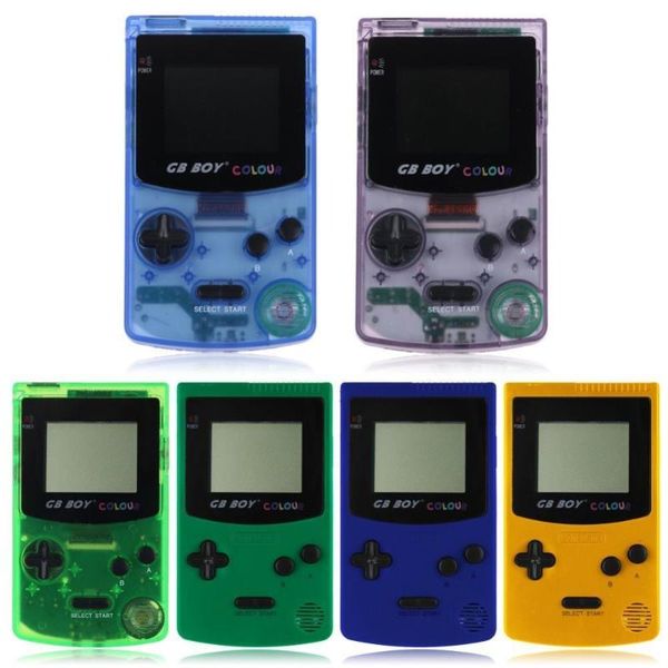 

portable game players gb boy colour color handheld player 2.7" classic console consoles with backlit 66 built-in games