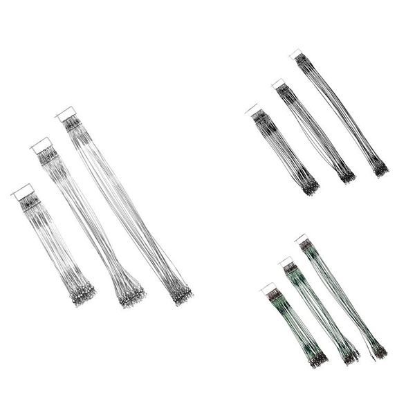 

fishing wire leader-for fishing, leader with swivels and snaps, kits connect tackle lures rig or hooks braid line