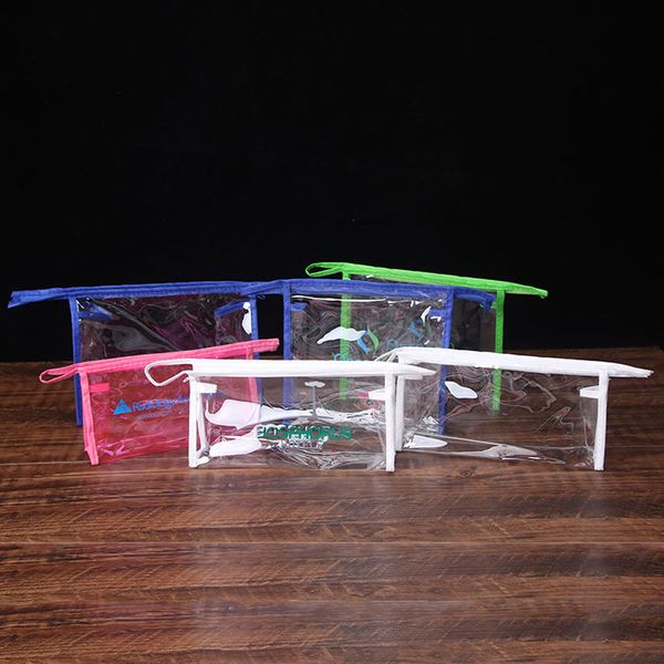 

custom transparent pvc cosmetic bags