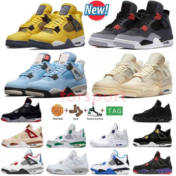 

quality designer jumpman 4 sail basketball shoes 4s noir university blue black cat shimmer men star fish mushroom orange metallic women, White;red
