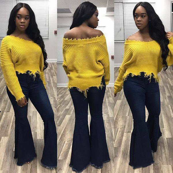 

fashion sweater aw2021 women's t-shirt deep v-neck open navel tassel, White;black