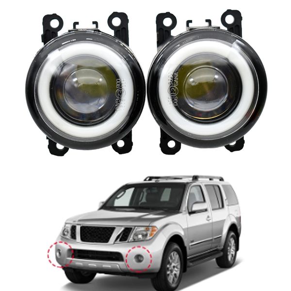 

2 pieces car accessories fog light led halo ring angel eye daytime running lamp drl 12v for nissan pathfinder r51 2005-2012
